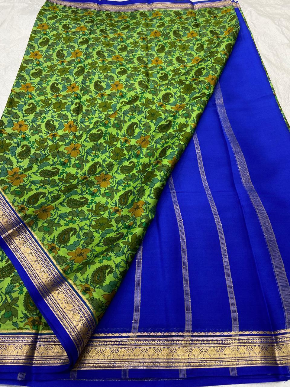 Kalamkari Crepe Silk Sarees – Lightweight & Elegant