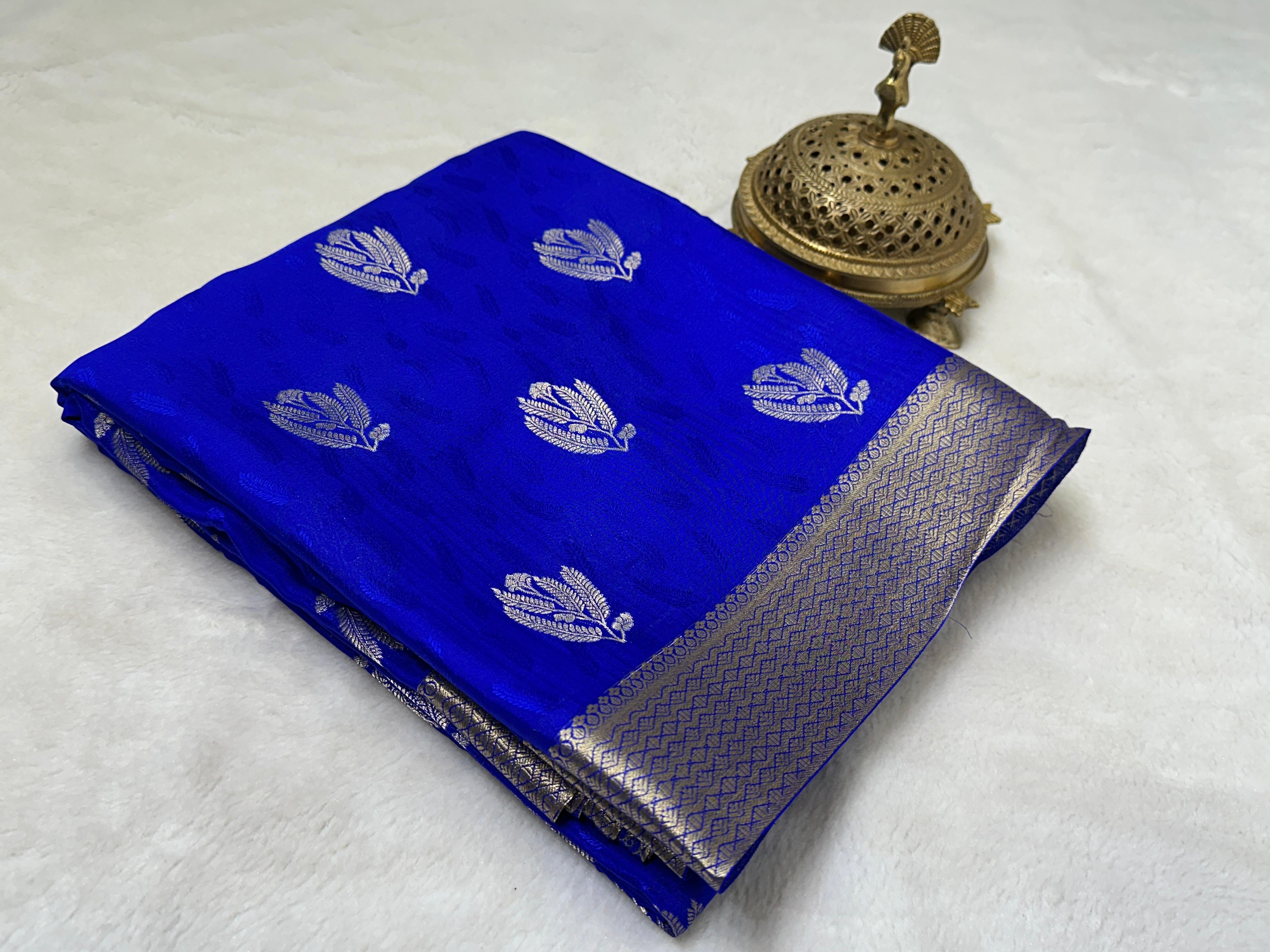 Buy Brocade Mysore Silk Saree – Rich Pallu & Border