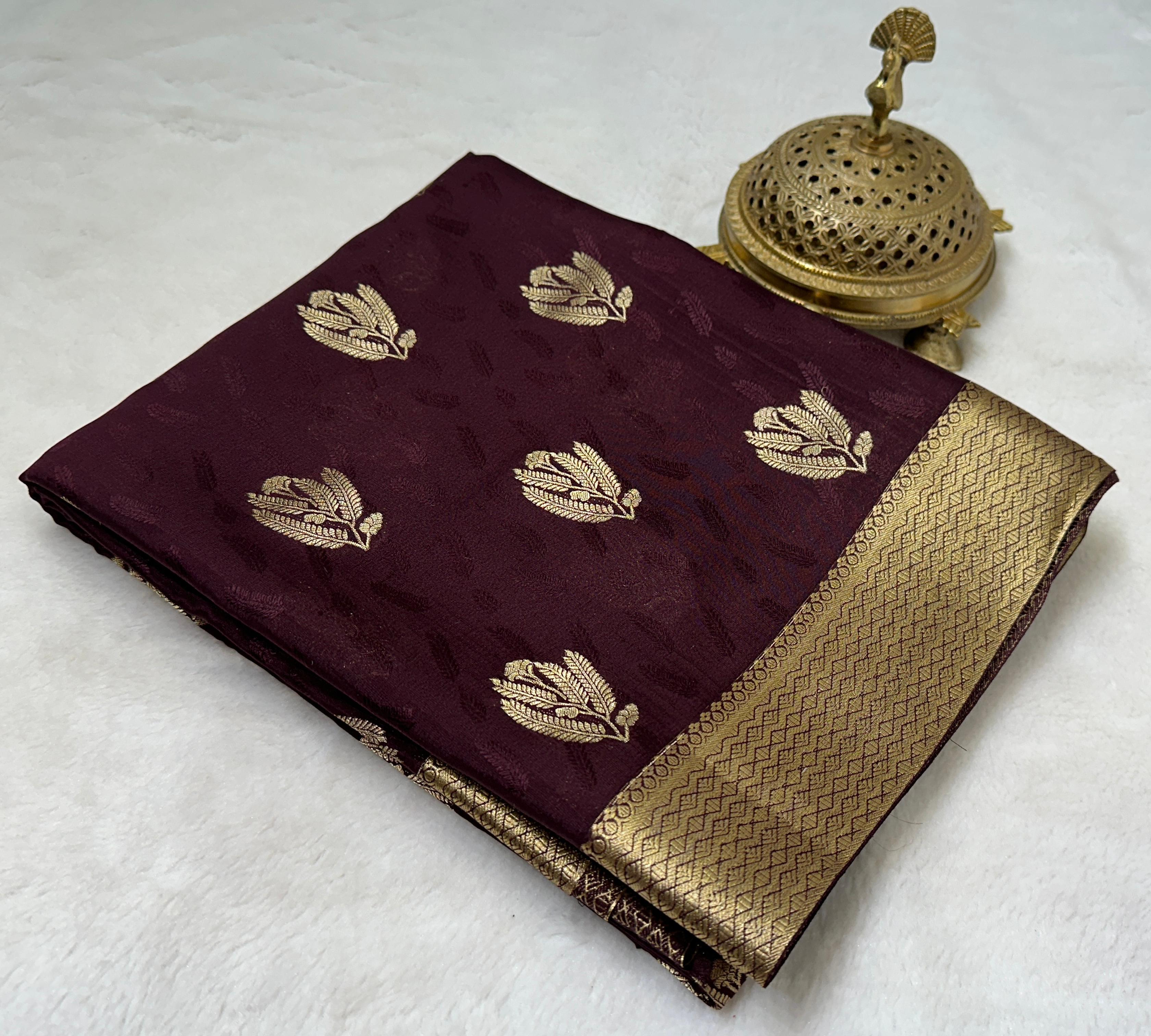 Buy Brocade Mysore Silk Saree – Rich Pallu & Border