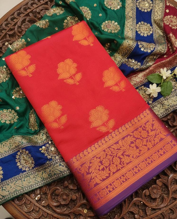 icultural South Cotton by Icultuer with Elegant Woven Border