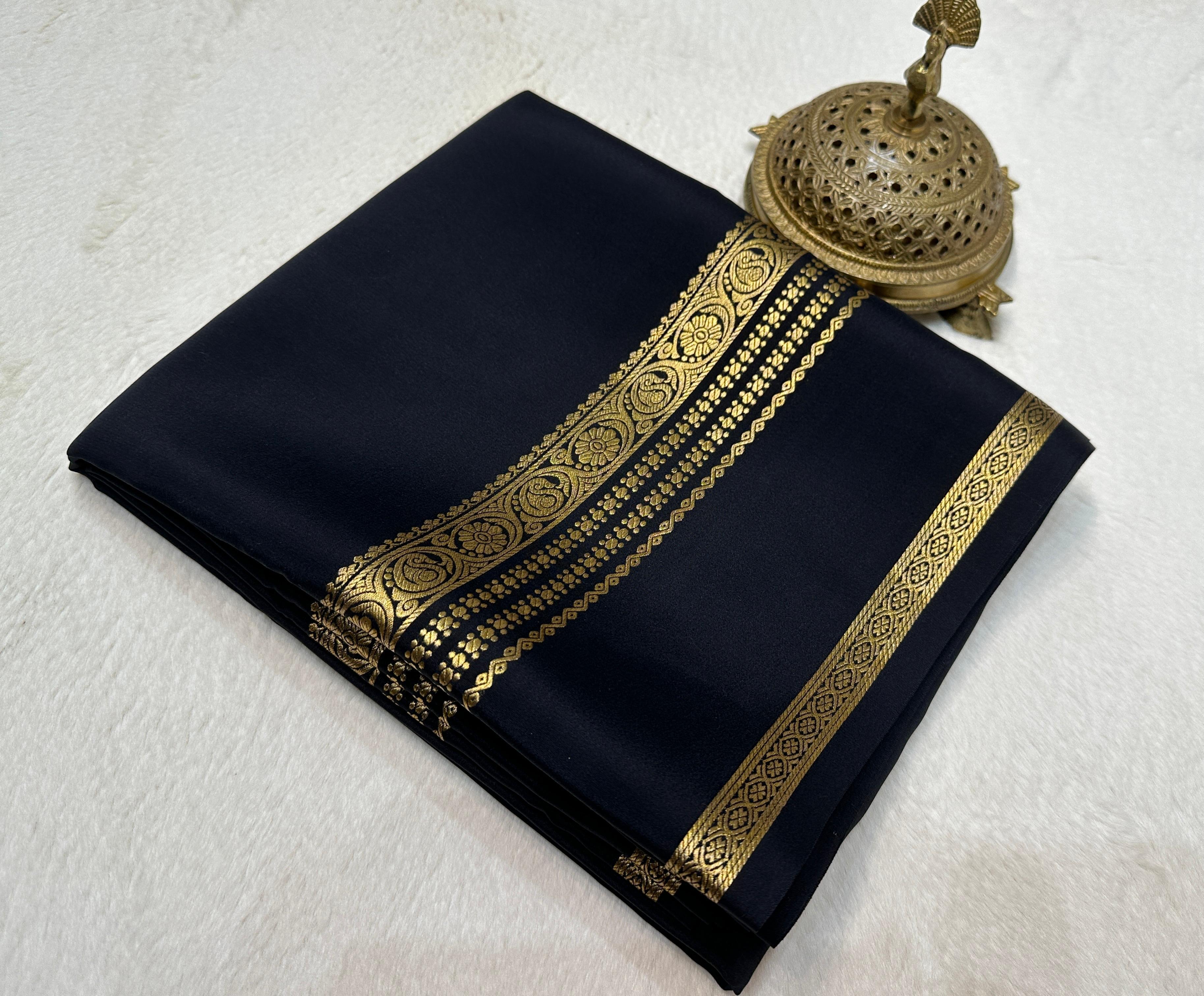 Women's Mysore Silk by Icultuer Elegant Handwoven Traditional by Icultuer