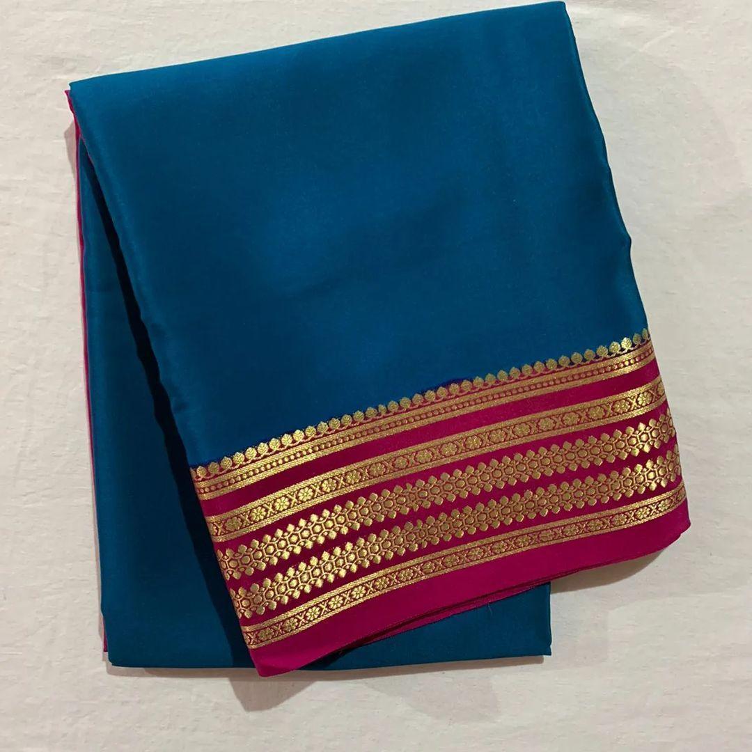 Temple Weaves: Mysore Silk with Heritage Borders