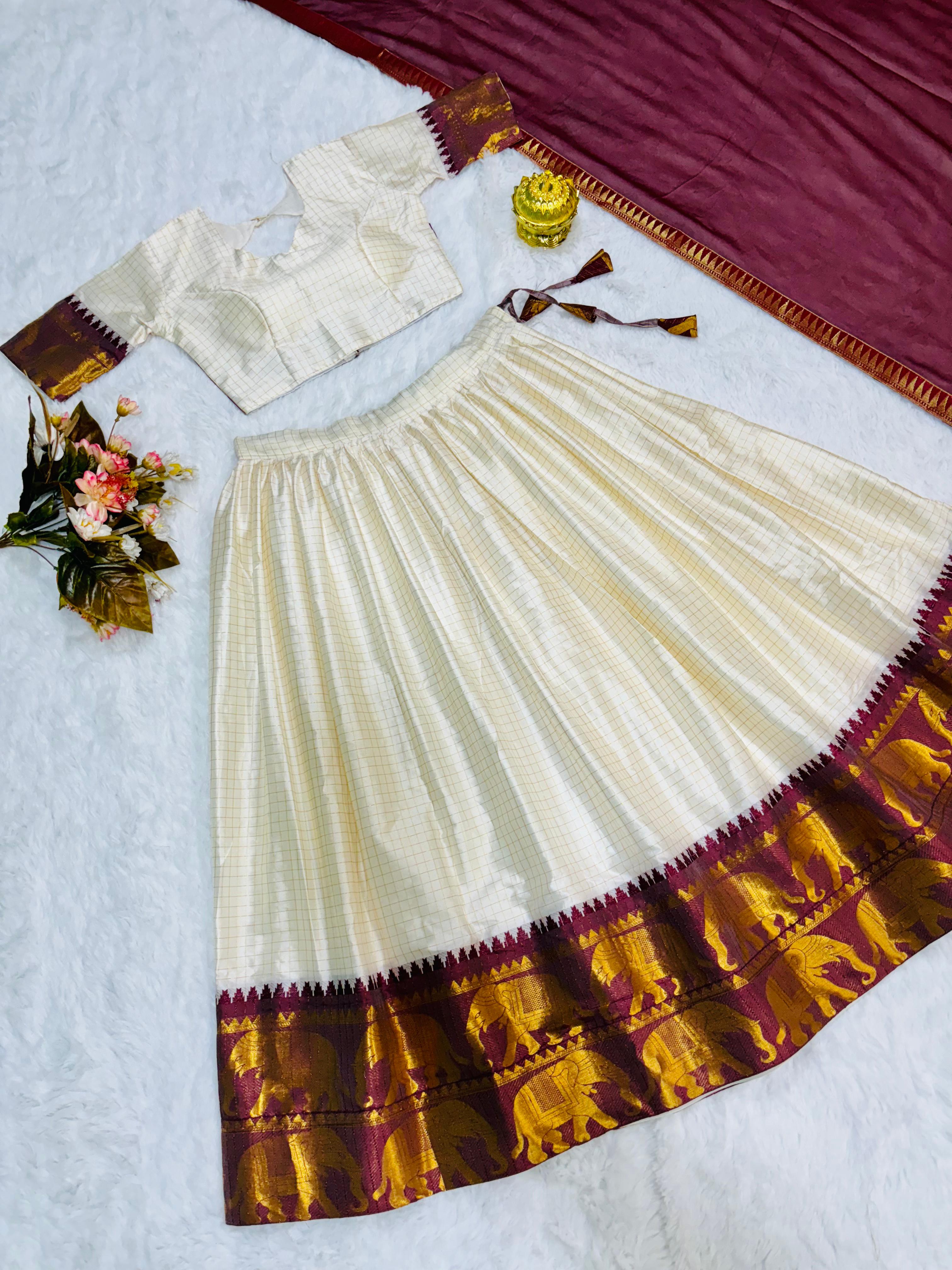 White Bridal Lehenga – Heavy Embroidered Wedding Wear with Dupatta