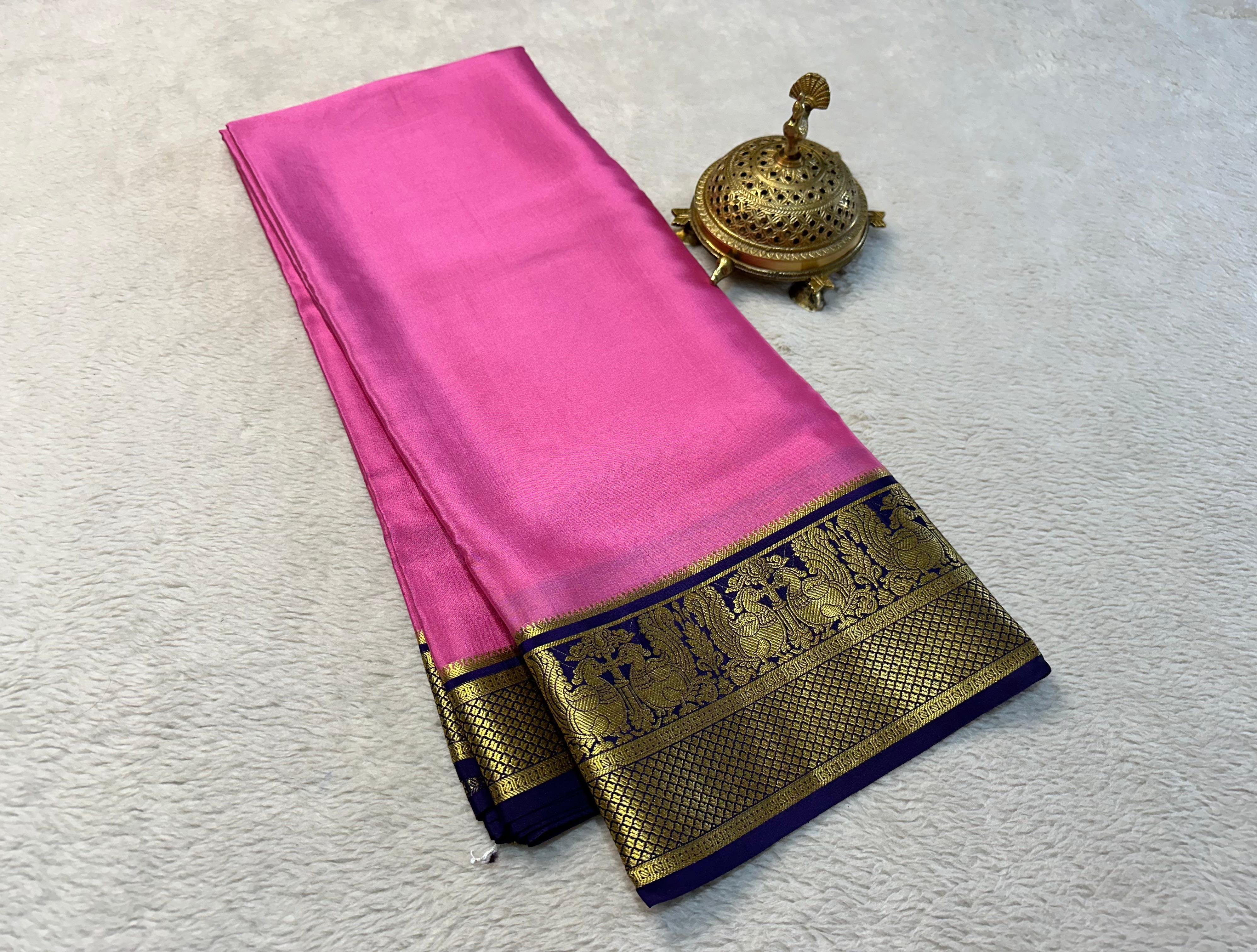 Multi color Mysore Silk by Icultuer