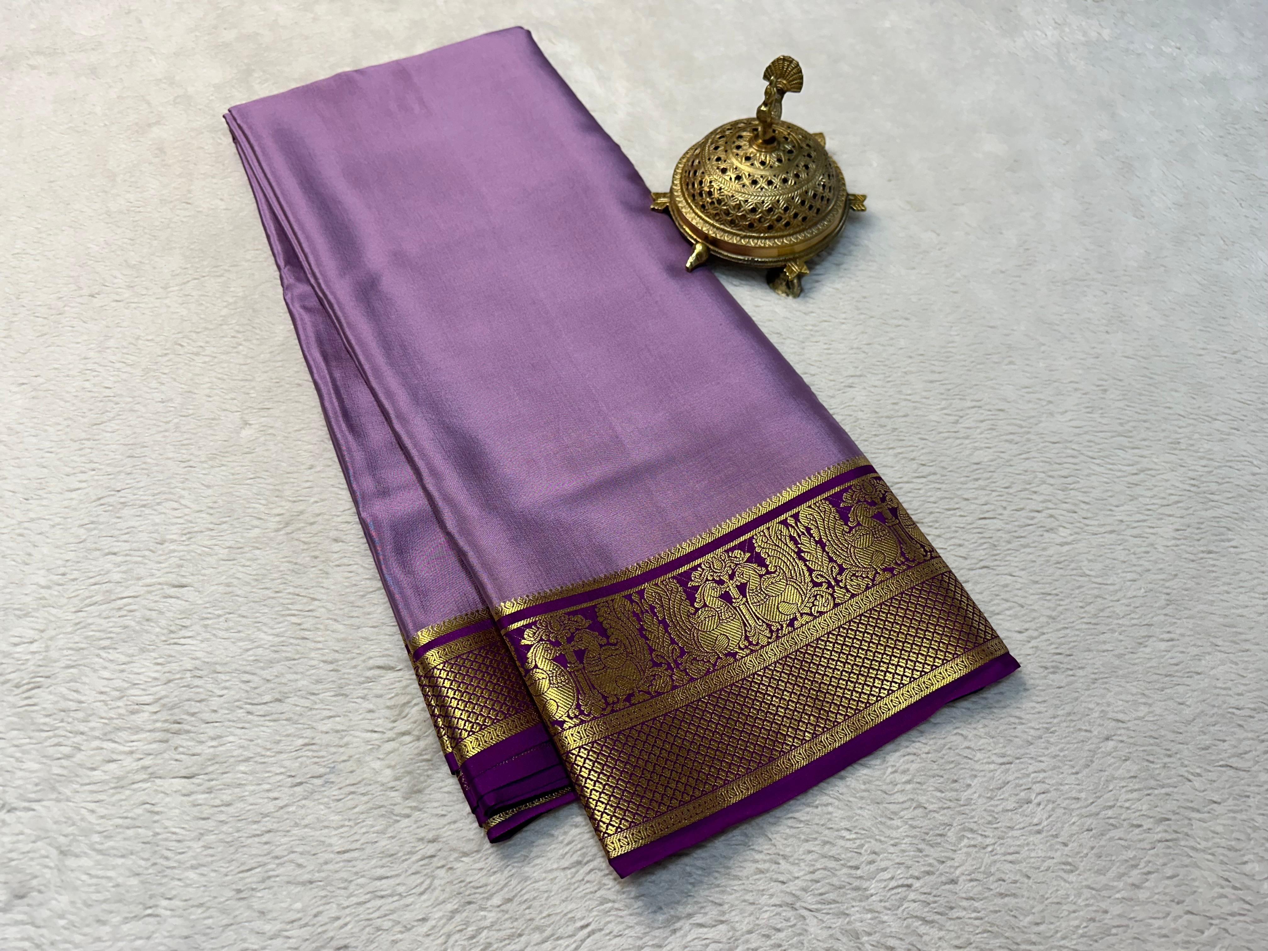 Multi color Mysore Silk by Icultuer