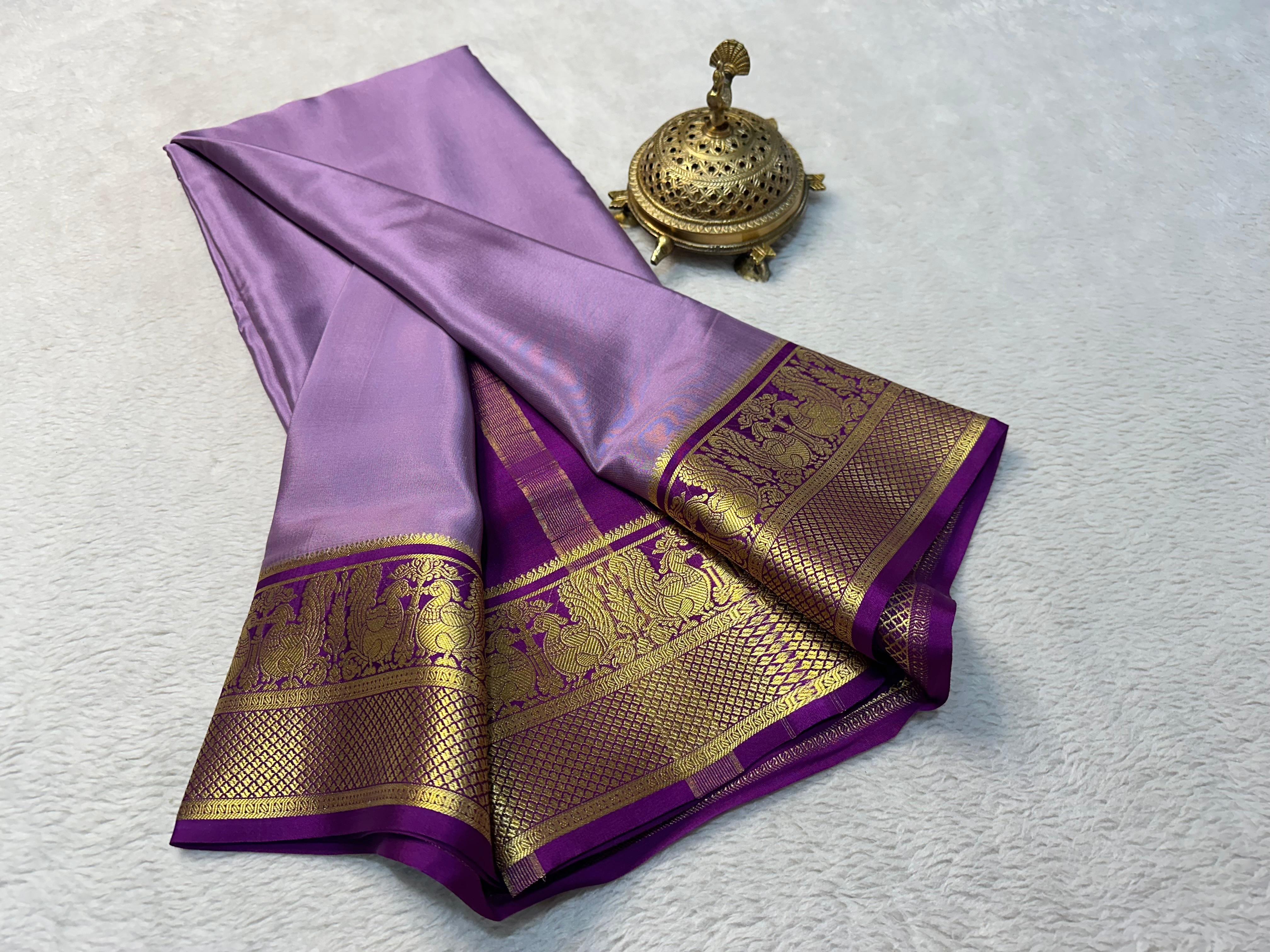 Multi color Mysore Silk by Icultuer