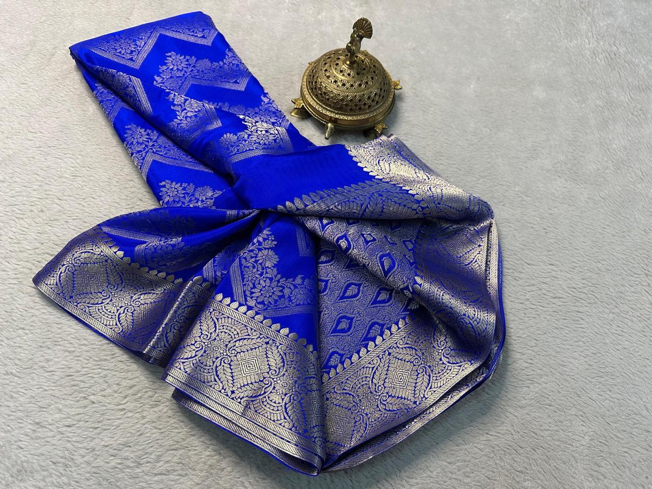 The Royal Brocade Silk by Icultuer Elegance