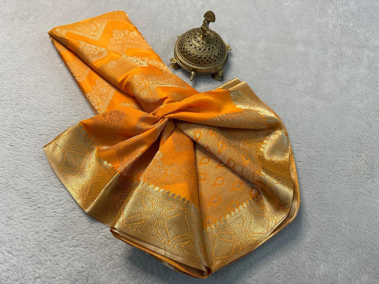 The Royal Brocade Silk by Icultuer Elegance
