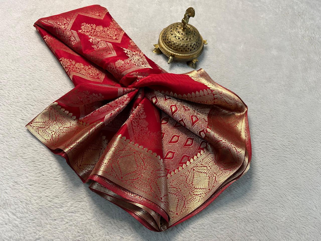 The Royal Brocade Silk by Icultuer Elegance