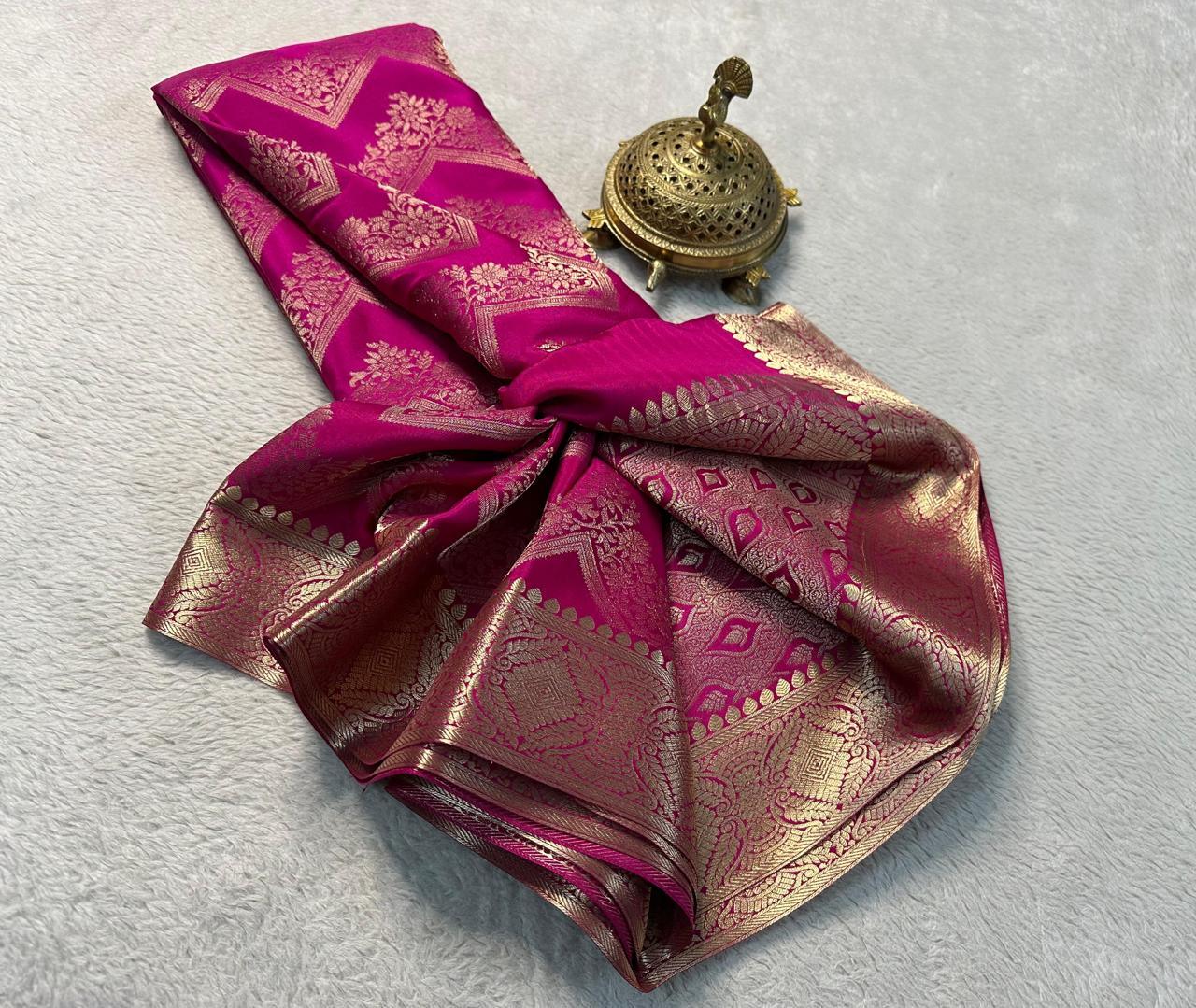 The Royal Brocade Silk by Icultuer Elegance
