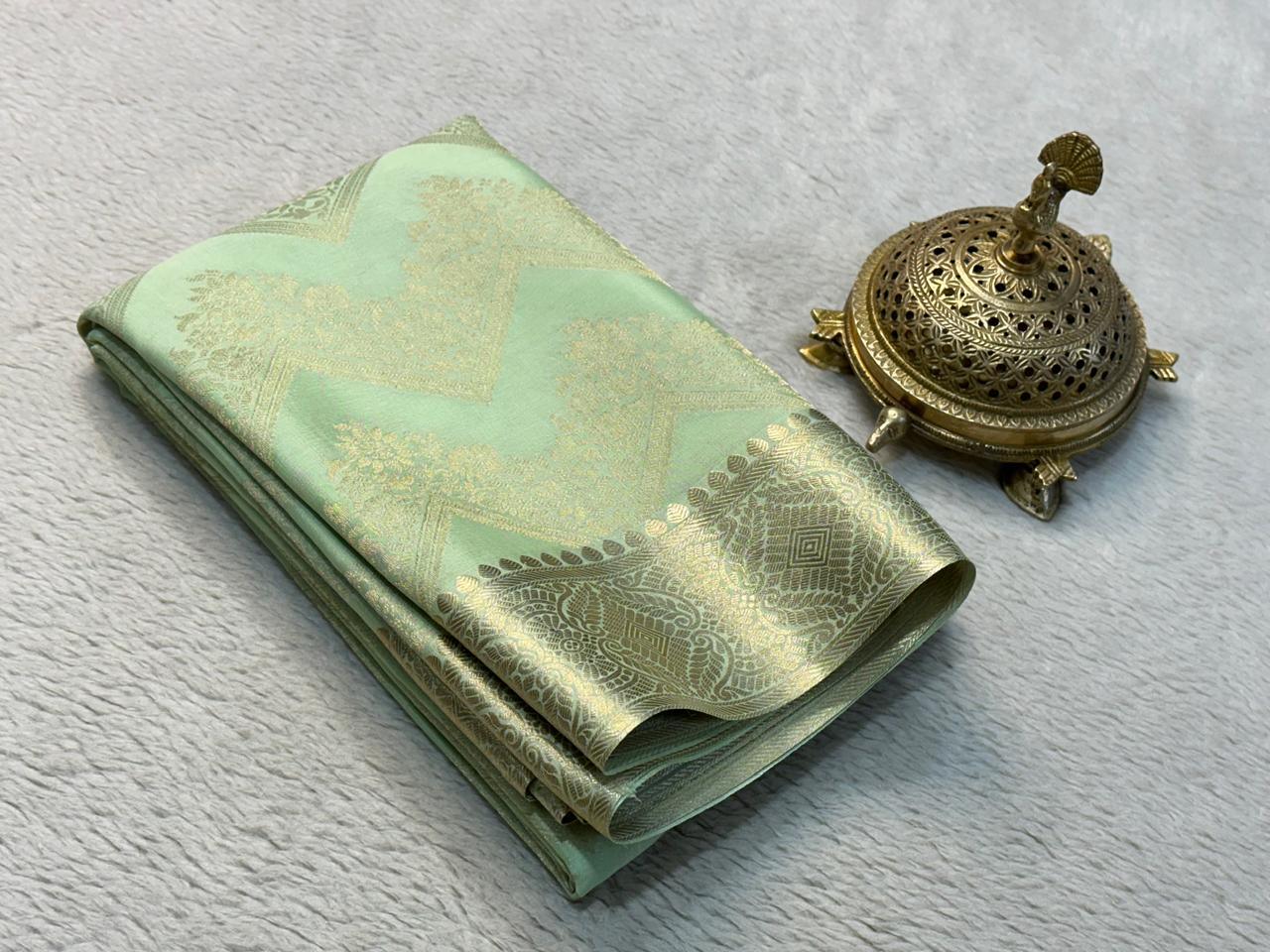 The Royal Brocade Silk by Icultuer Elegance