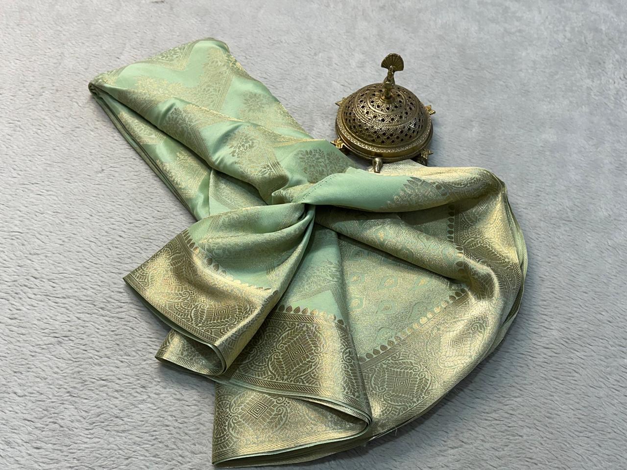 The Royal Brocade Silk by Icultuer Elegance