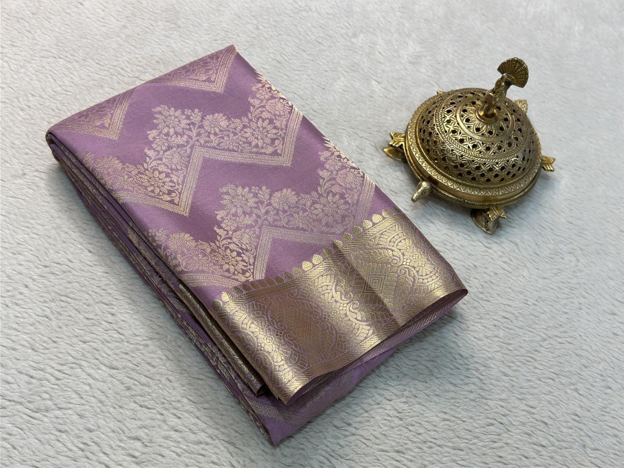 The Royal Brocade Silk by Icultuer Elegance
