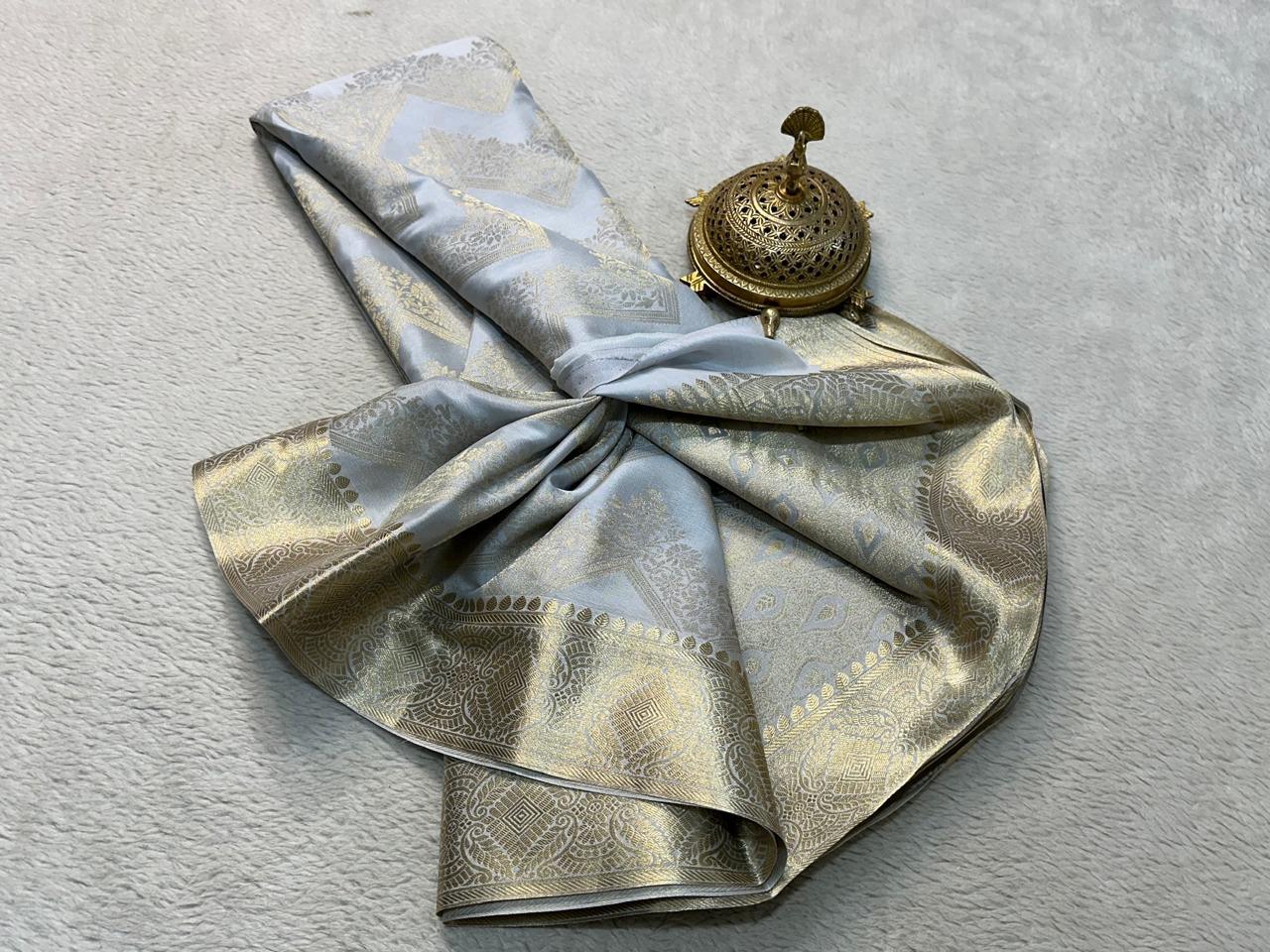 The Royal Brocade Silk by Icultuer Elegance