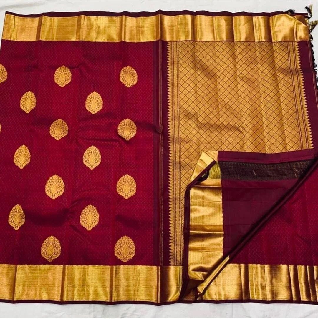 icultural Soft Banarasi Silk Saree with Jacquard Weaving