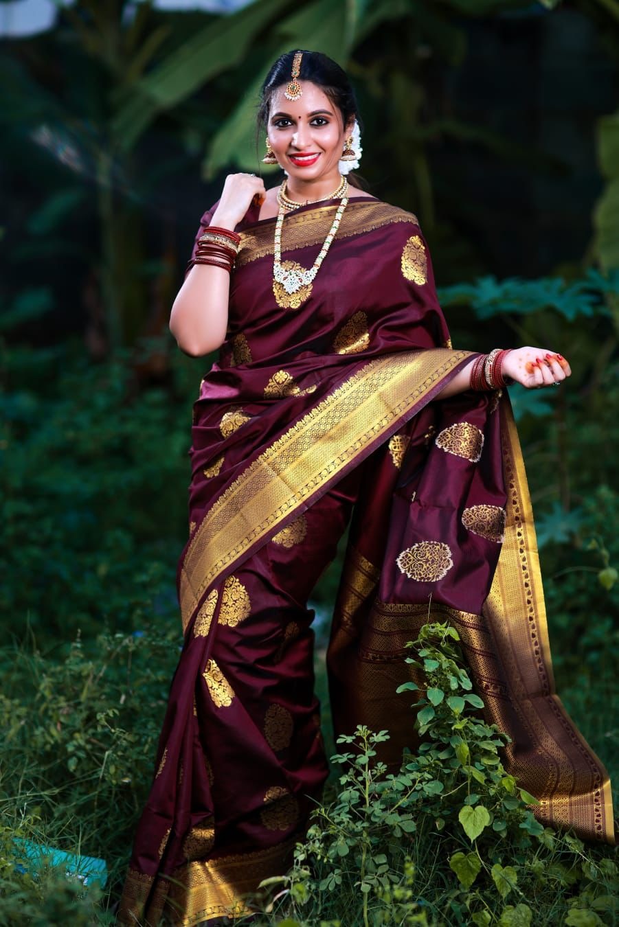 icultural – icultural Soft Banarasi Silk Saree with Jacquard Weaving
