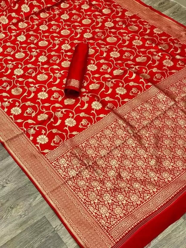 Wedding Special Zari Woven Kanjivaram Soft Silk by Icultuer