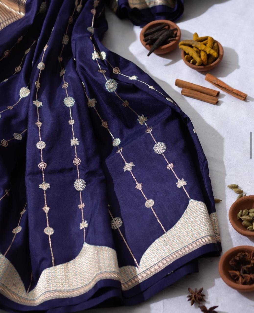Beautiful Woven Design Kota Silk by Icultuer