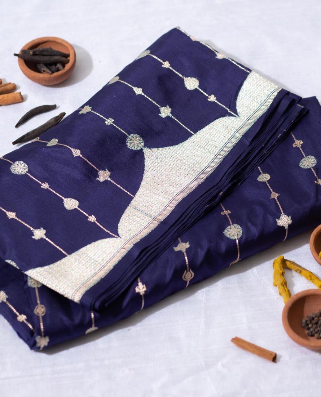 Beautiful Woven Design Kota Silk by Icultuer