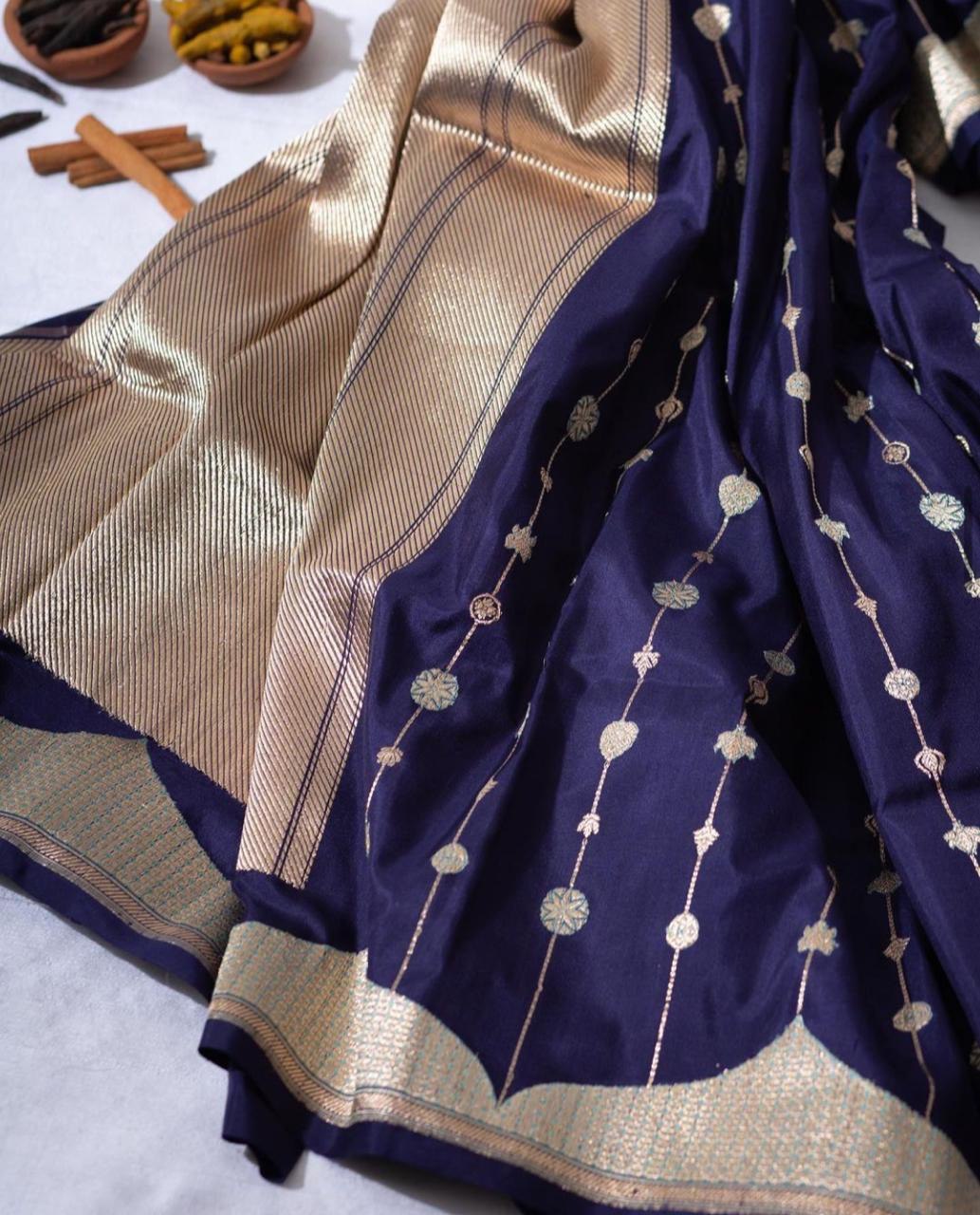 Beautiful Woven Design Kota Silk by Icultuer