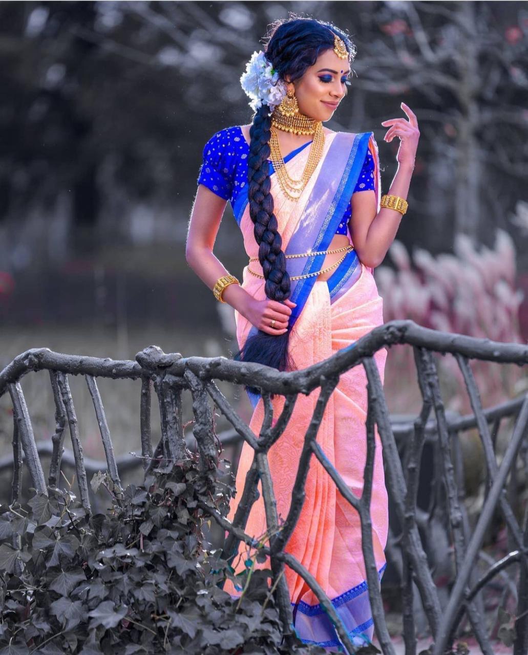Wedding Special Zari Woven Banarasi Soft Silk by Icultuer