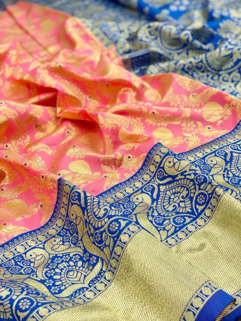 Kanchipuram Silk by Icultuer with Zari Weaving Work