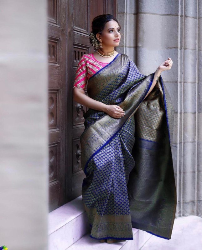 Exclusive Kanchipuram Soft Silk Designer by Icultuer