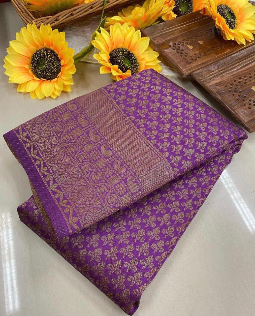 Exclusive Kanchipuram Soft Silk Designer by Icultuer