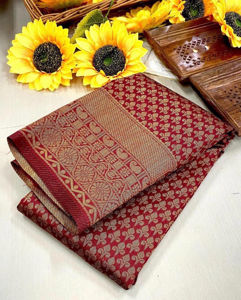 Exclusive Kanchipuram Soft Silk Designer by Icultuer