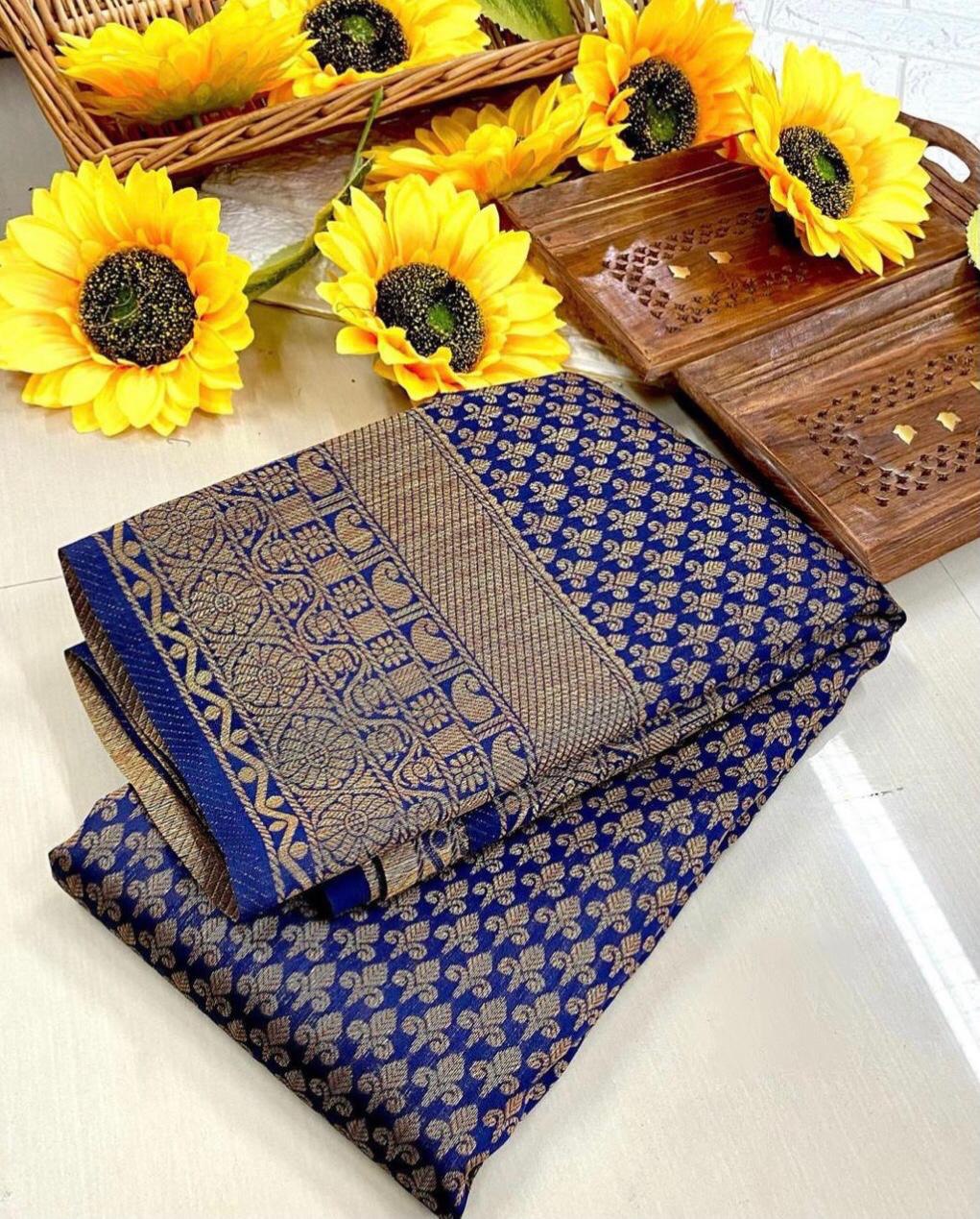 Exclusive Kanchipuram Soft Silk Designer by Icultuer