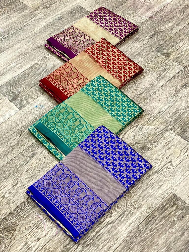 Exclusive Kanchipuram Soft Silk Designer by Icultuer