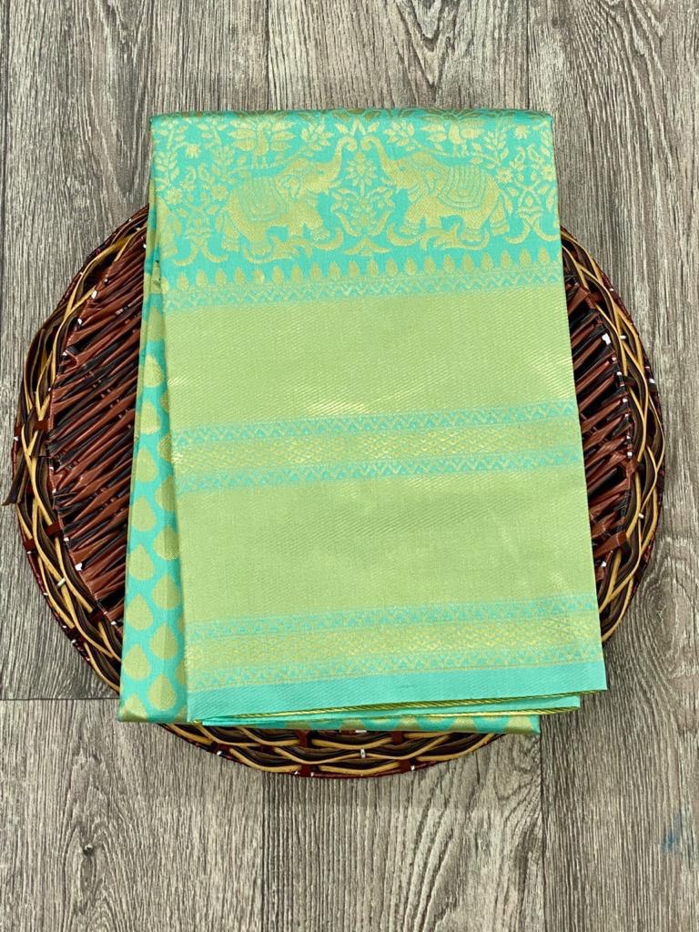 Wedding Special Beautiful Zari Weaving Soft Silk by Icultuer