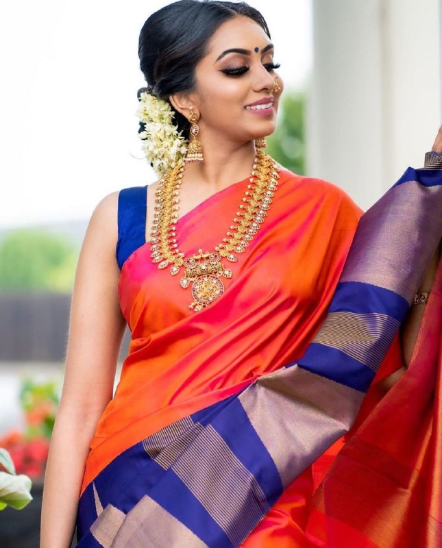 Organic Banarasi Soft Silk by Icultuer for Regular Wear