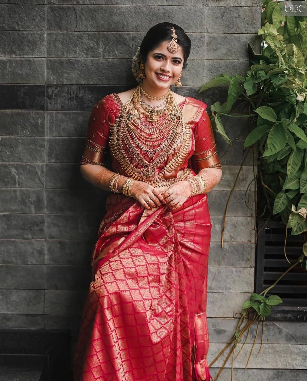 Assam Soft Silk Red by Icultuer for Wedding