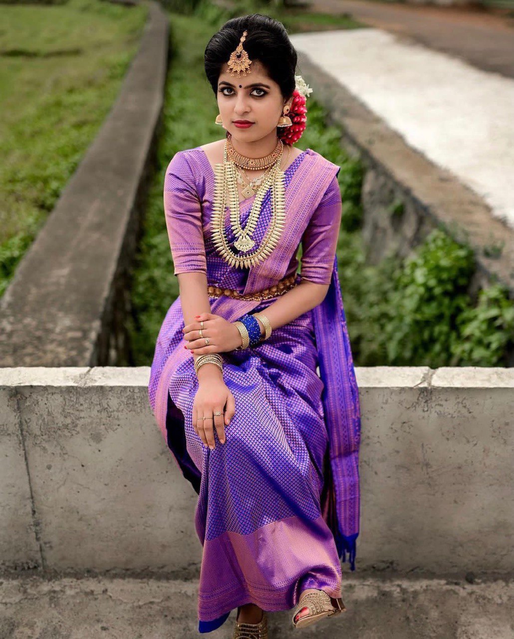 Wedding Wear Fully Zari Weaving Kanjivaram Soft Silk by Icultuer