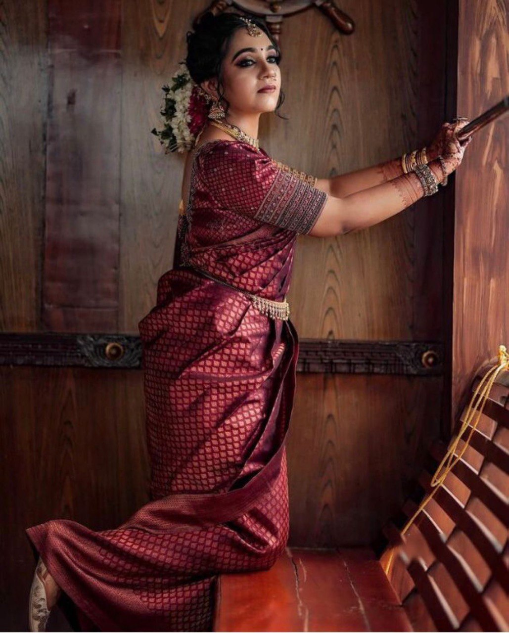 Royal Kanchipuram Soft Silk Banarasi by Icultuer for Wedding