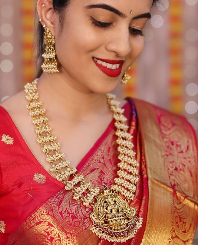 Red Designer Zari Woven Soft Silk Banarasi by Icultuer