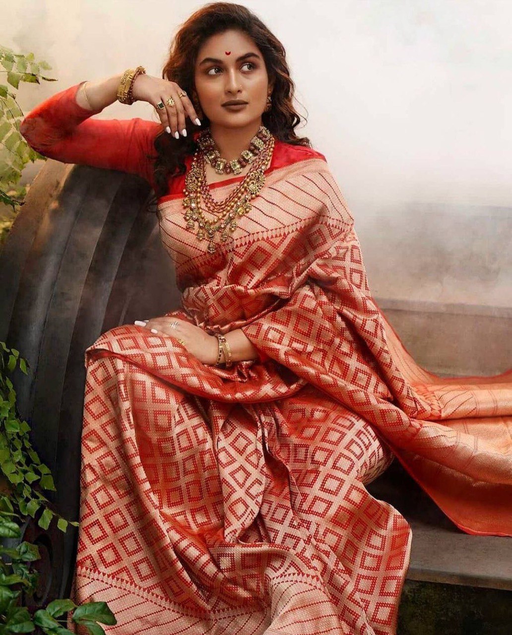 Traditional Wear Zari Woven Kanjivaram Pure Silk by Icultuer