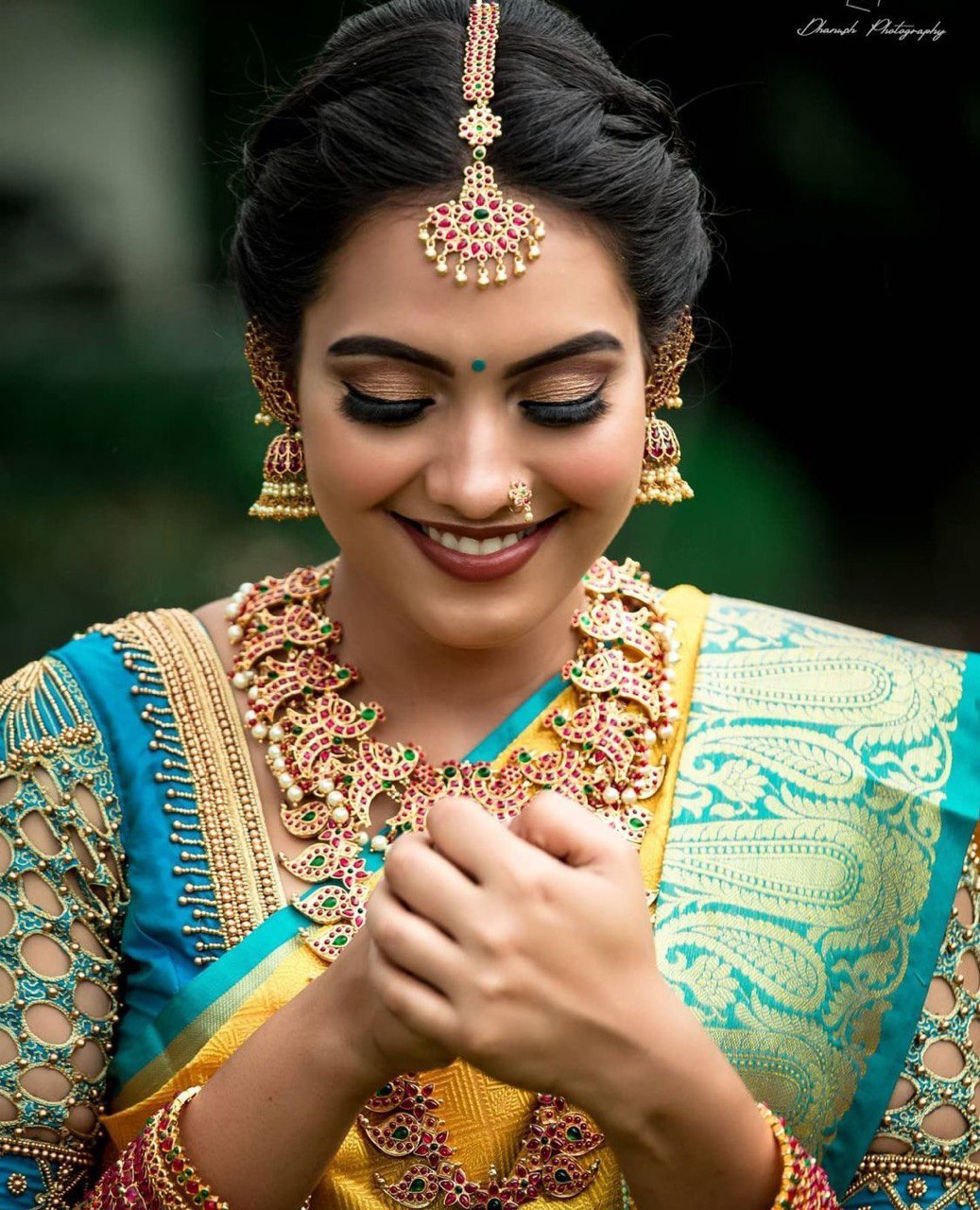 Yellow Banarasi Soft Silk Jacquard Wedding by Icultuer