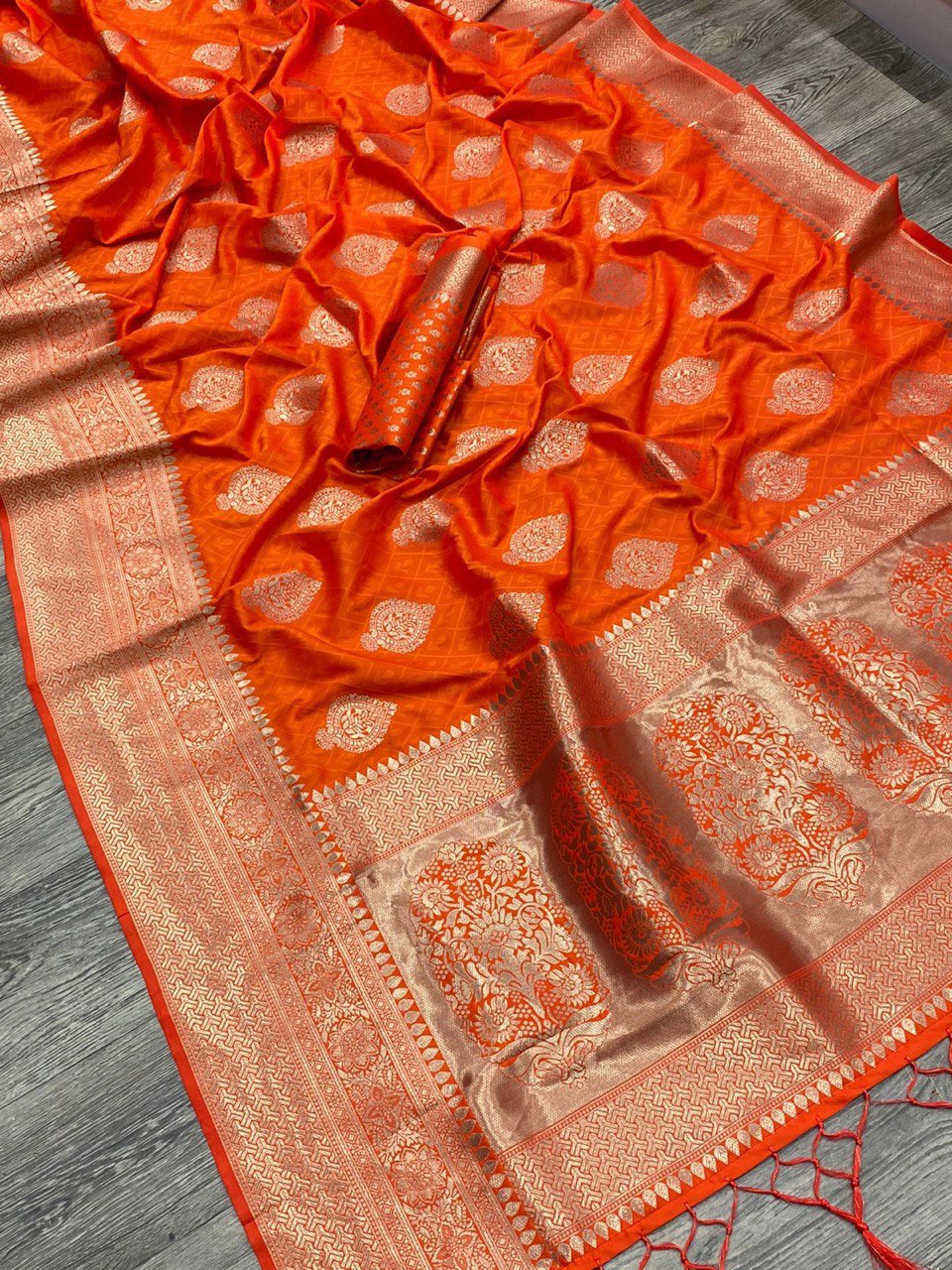 Soft silk paithani by Icultuer with Blouse