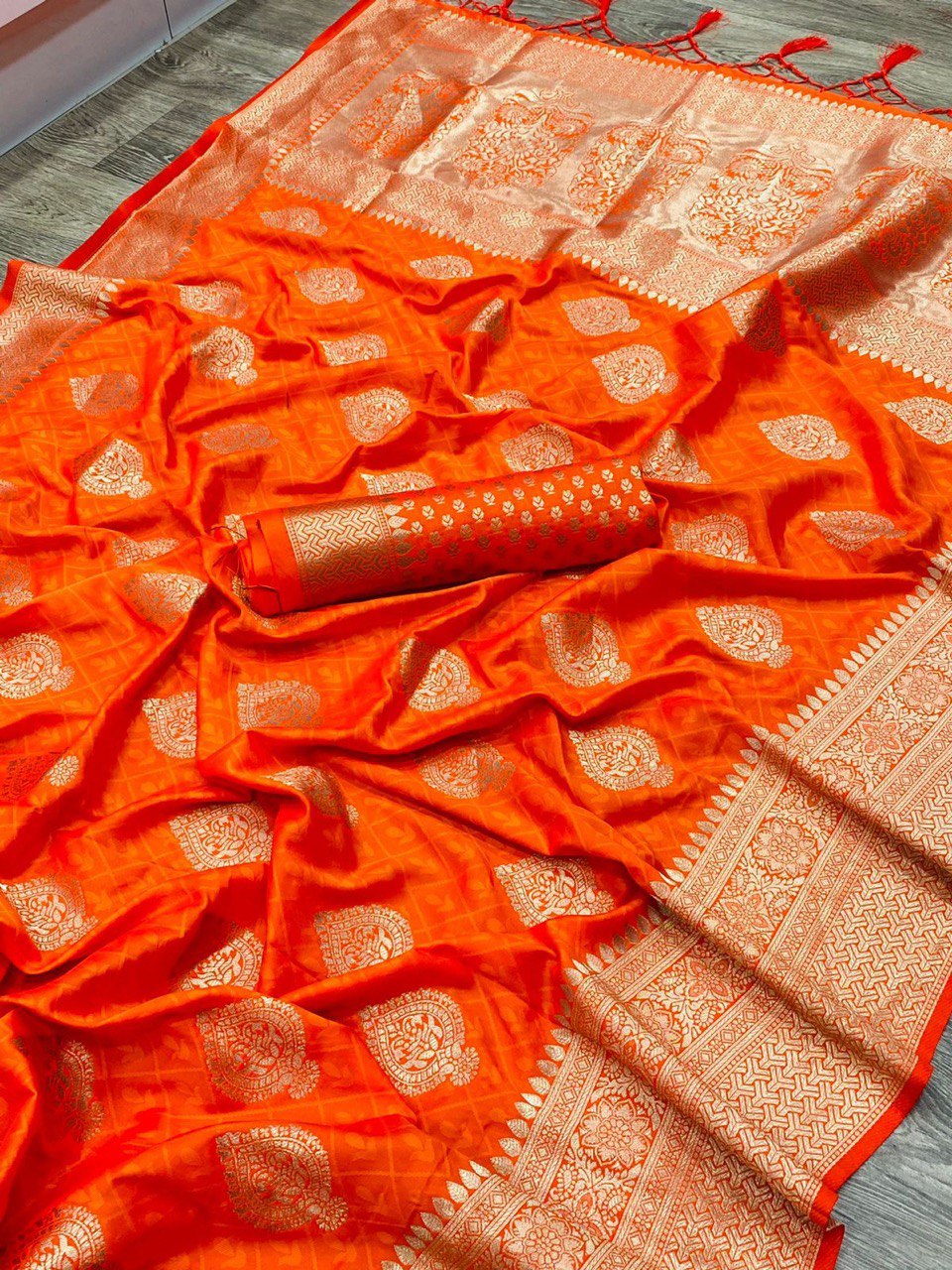 Soft silk paithani by Icultuer with Blouse