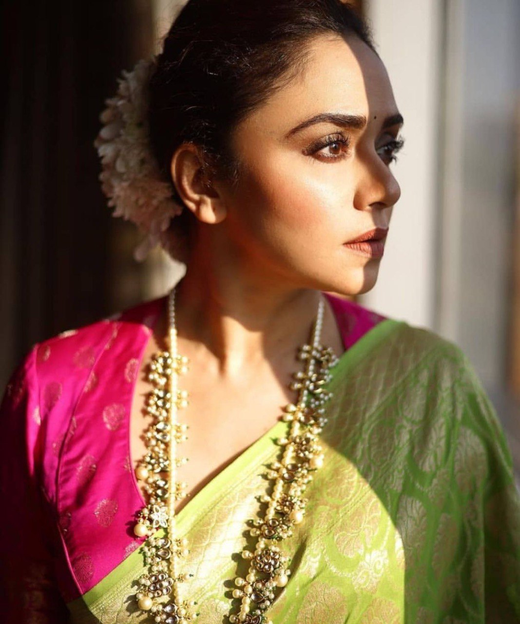 Green Zari Woven Design Kanjivaram Art Silk by Icultuer