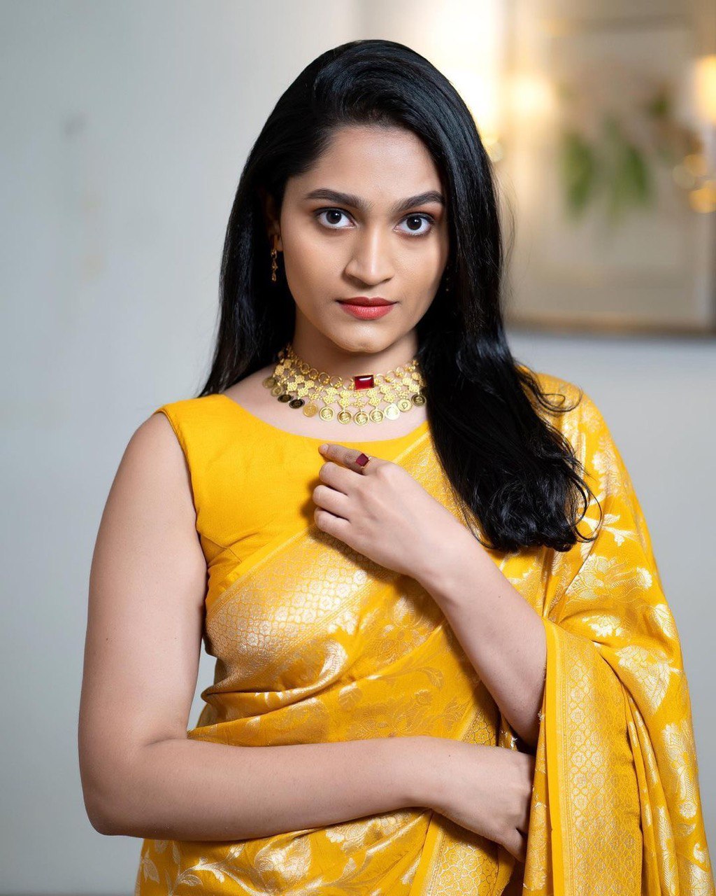 Wedding Special Yellow Banarasi Pure Silk by Icultuer