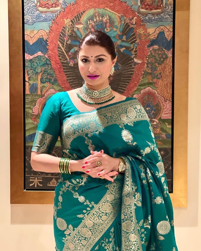 Green Zari Woven Design Kanjivaram Pure Art Silk by Icultuer
