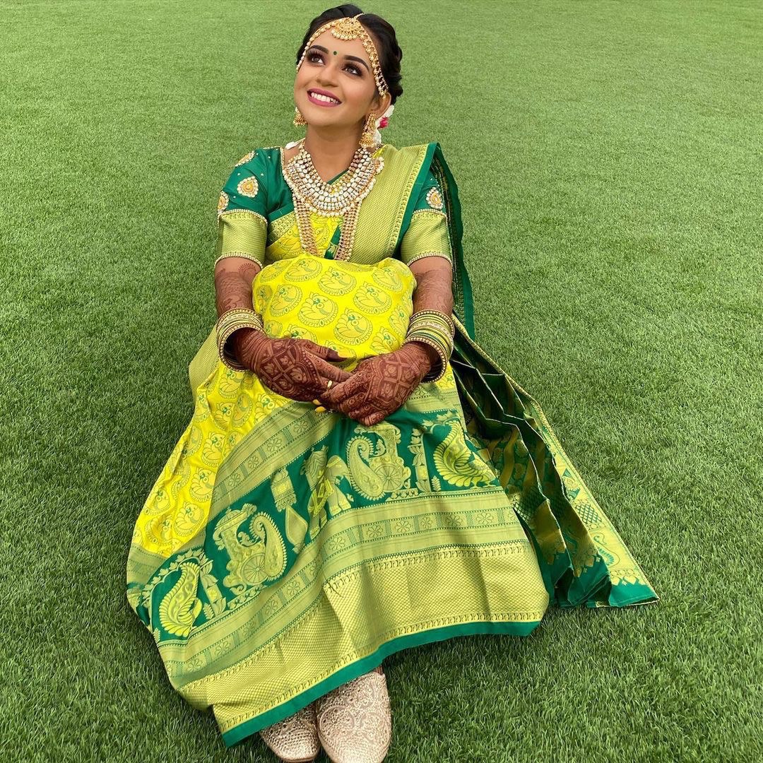 Peacock Woven Design Kanjivaram Soft Silk by Icultuer