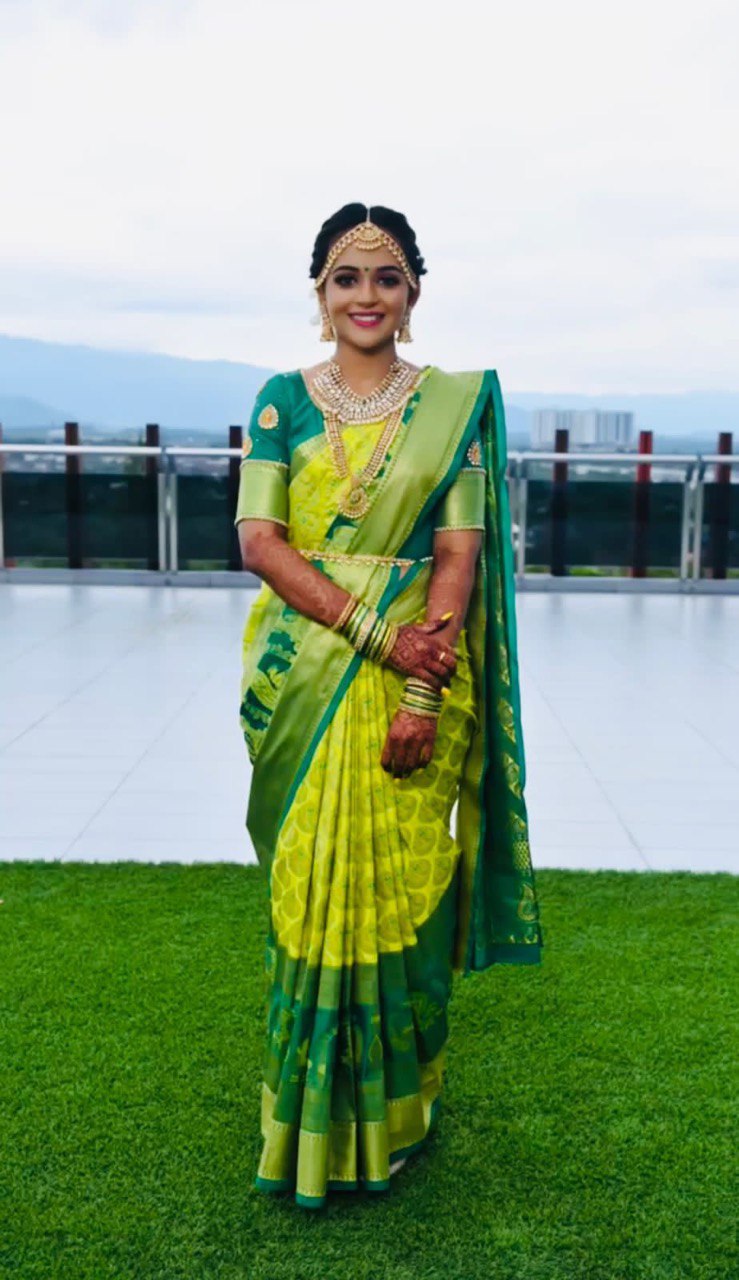 Peacock Woven Design Kanjivaram Soft Silk by Icultuer