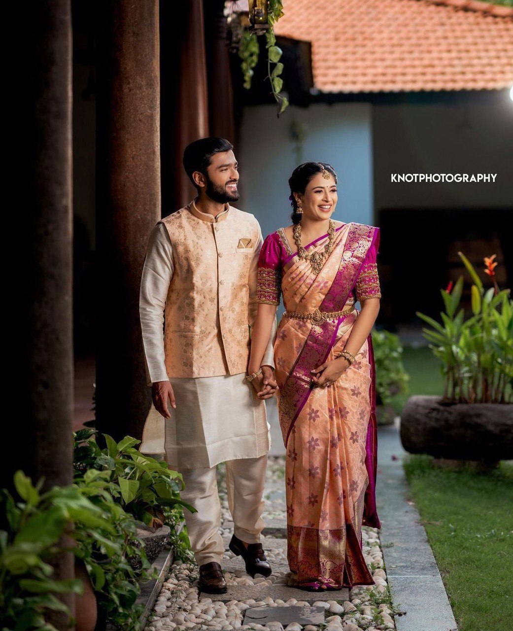 Pink Kanjivaram Soft Silk Jacquard by Icultuer