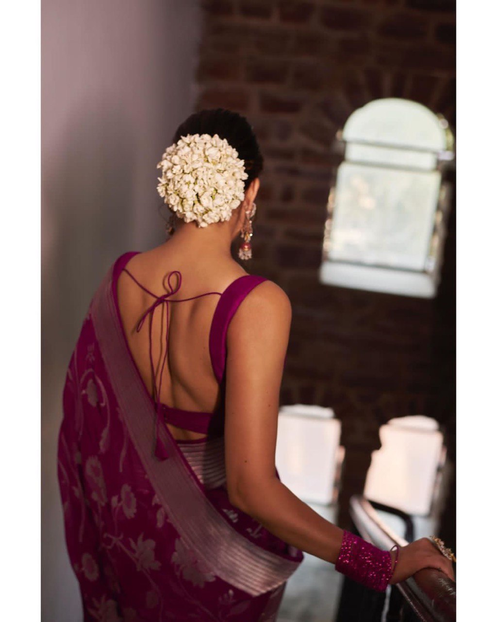 Floral Design Kanjivaram Soft Silk Jacquard by Icultuer