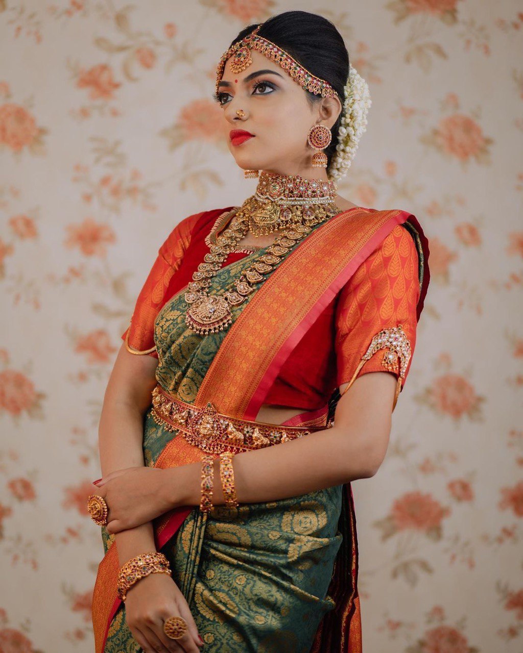 Green Embellished Kanjivaram Pure Silk by Icultuer