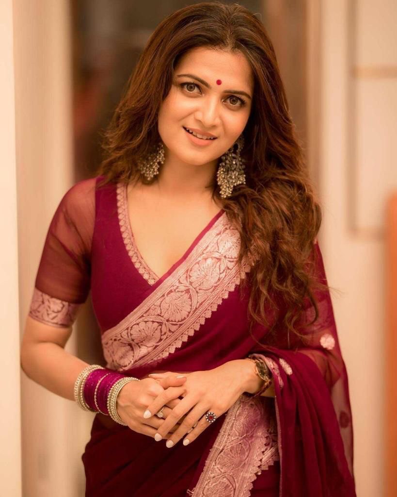 Maroon Jacquard Design Banarasi Pure Cotton Silk by Icultuer
